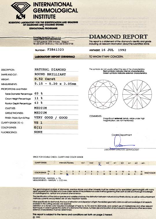 Foto 9 - Diamant 0,52 ct Brillant IGI Top Wesselton feines Weiss, D6042